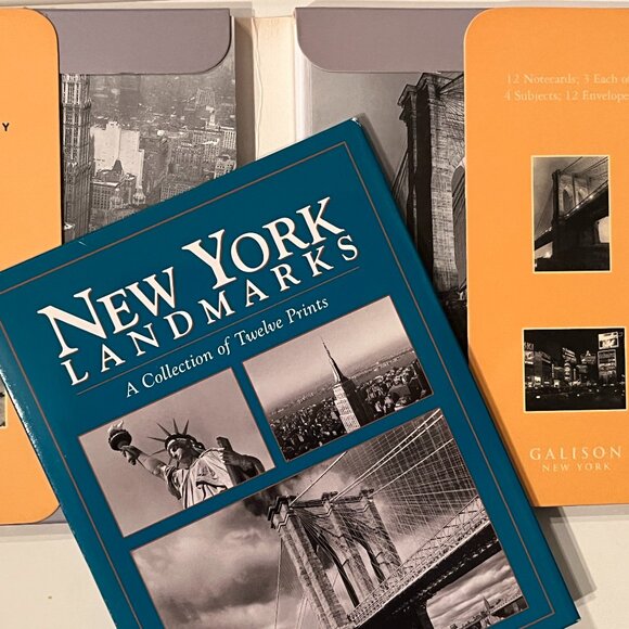New York‎ Landmarks - Note Cards and Post Cards (s/x) - Picture 1 of 13